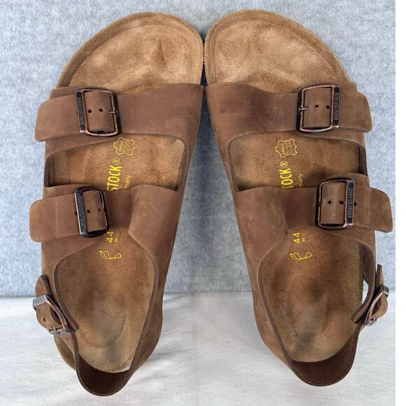 Birkenstock Other - Birkenstock Milano Mens sz 44 (11 -11.5) Habana Oiled Leather Sandals Back Strap